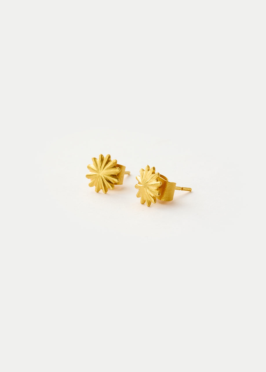 18kt PSTM Myanmar Aurora Pyu Sun Burst Studs