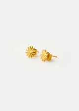 18kt Gold PSTM Myanmar Aurora Pyu Sun Burst Studs