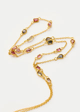 18kt Gold PSTM Myanmar Aurora Spinel Necklace