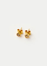 18kt Gold PSTM Myanmar Aurora Spinel Studs