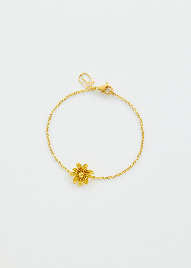 18kt Gold PSTM Myanmar Tiny Magnolia Bracelet