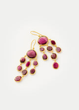 18kt Gold Pink Ibis Pink Tourmaline Jellyfish Earrings