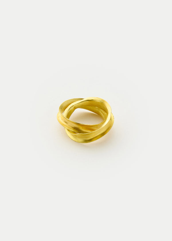 18kt Gold Zen Rocks Ring