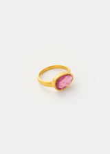 18kt Gold Ruby Greek Ring