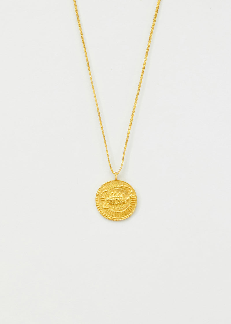 Gold Plated Silver Zodiac Necklace - Scorpio - AVILIO DEMI FINE JEWELLERY