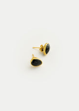 18kt Gold Night Black Onyx Classic Studs
