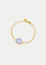 18kt Gold Tanzanite Single Stone Bracelet