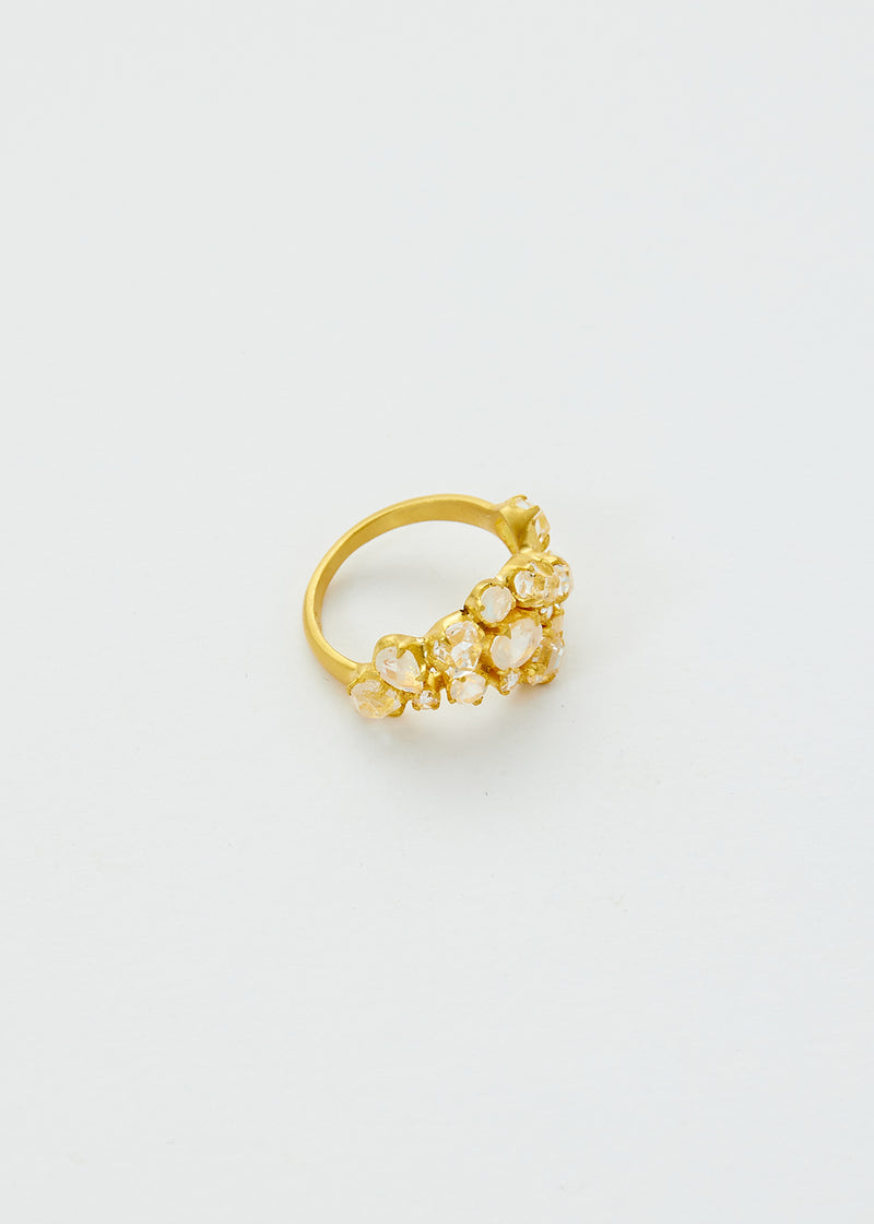 18kt Gold Theia Wave Ring