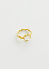 18kt Gold Diamond Greek Ring