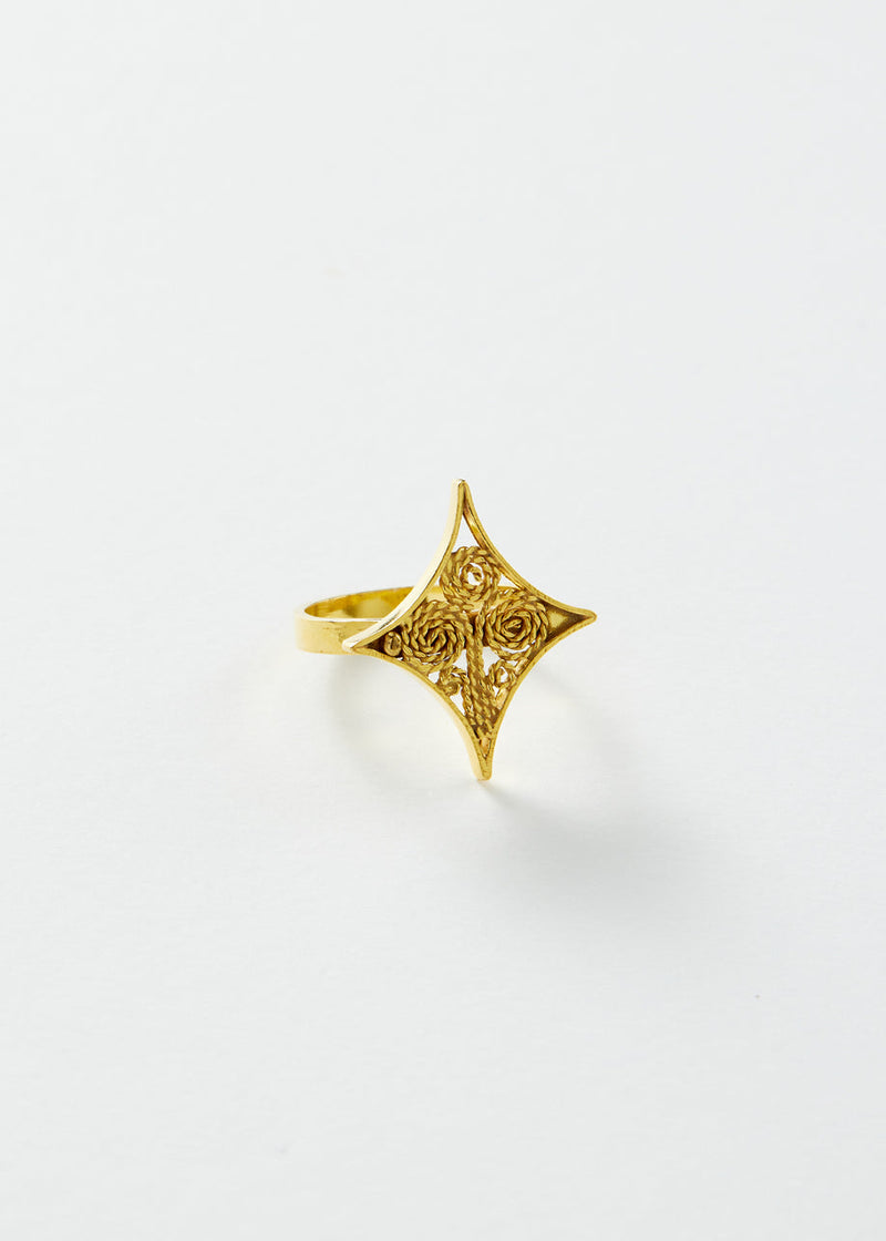 18kt Gold Vermeil Next Generation Enjila Ring