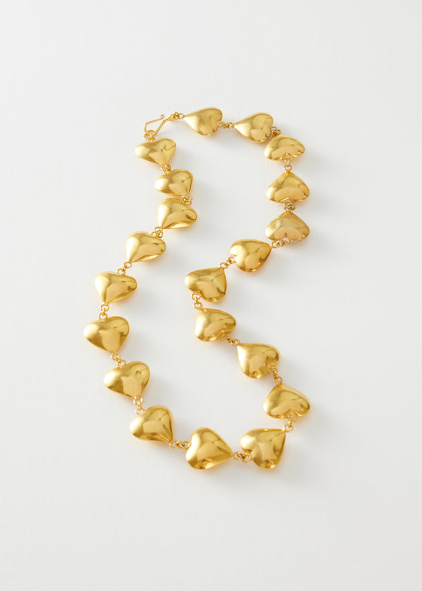 18kt Gold Vermeil Najwa Single Line Short Necklace