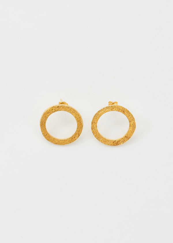 18kt Gold Vermeil PSTM Afghanistan Farhed Stud Earrings