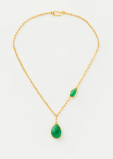 18kt Gold Vermeil PSTM Afghanistan Barekzai Maryam Drop Necklace