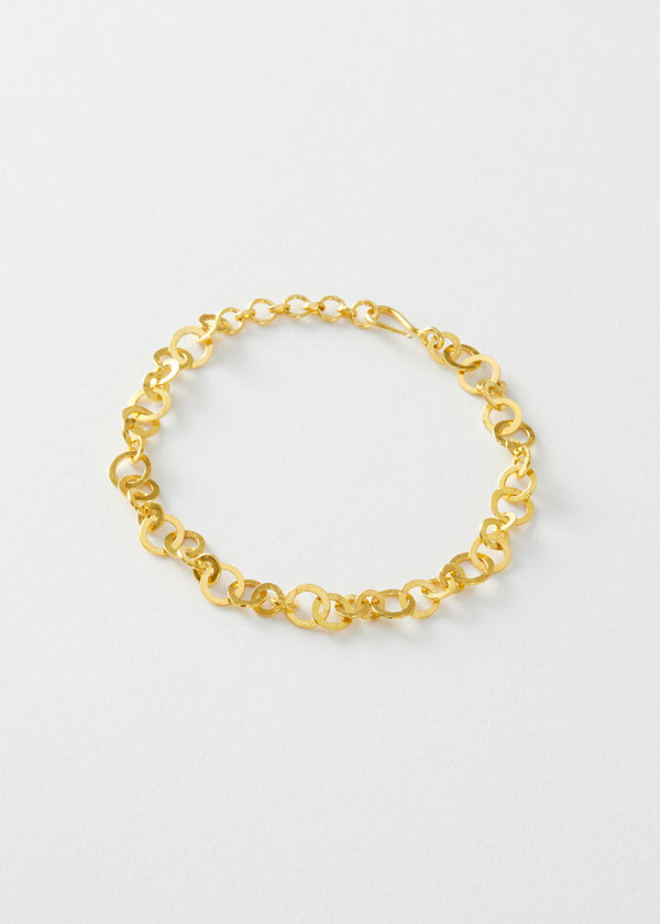 18kt Gold Vermeil PSTM Afghanistan Marhaba Chain Bracelet