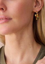 18kt Gold Vermeil PSTM Afghanistan Marmar Hoops