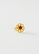 18kt Gold Vermeil PSTM Afghanistan Red Agate Harir Ring