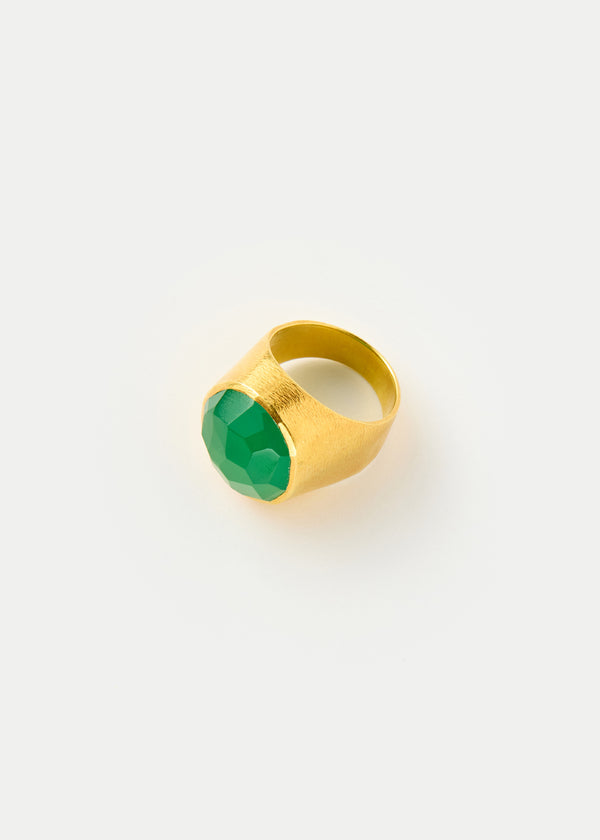 18kt Gold Vermeil PSTM Afghanistan Barekzai Maryam Large Ring