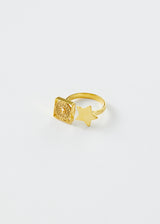 18kt Gold Vermeil Next Generation Zuhal Ring