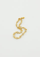 18kt Gold Herkimer Diamond Metamorphic Full Stone Bracelet