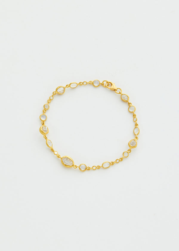 18kt Gold Theia Full Stone Bracelet