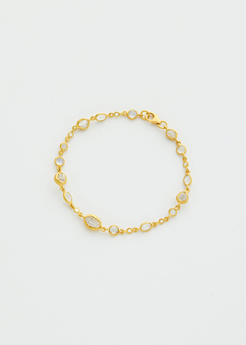 18kt Gold Theia Full Stone Bracelet