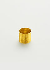 22kt Gold Solar Thread Ring
