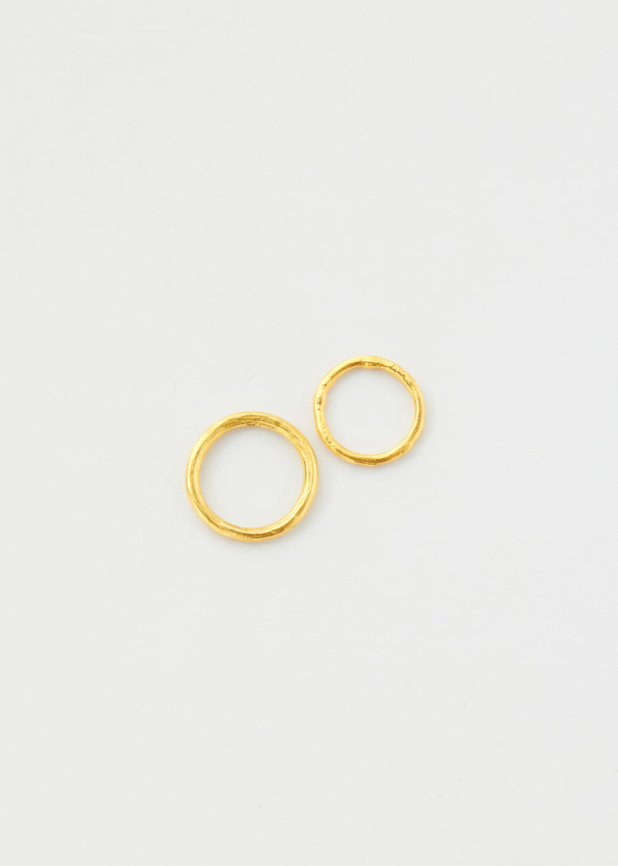 22kt Gold Wobbly Band – Pippa Small