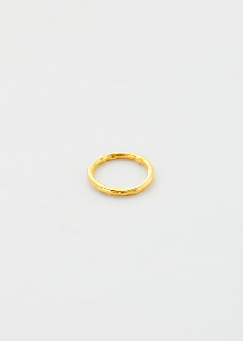 22kt Gold Wobbly Band