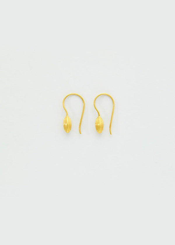 18kt Gold Seed Earrings