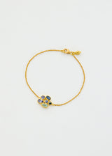 18kt Gold Indigo Cluster Bracelet