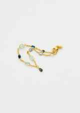 18kt Gold Indigo Mixed Stones Drop Bracelet