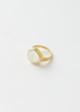 18kt Gold & Silver Chandra Greek Ring