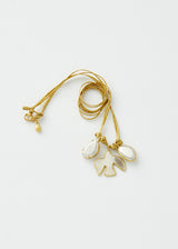 18kt Gold & Silver Chandra Dove Cluster on Cord