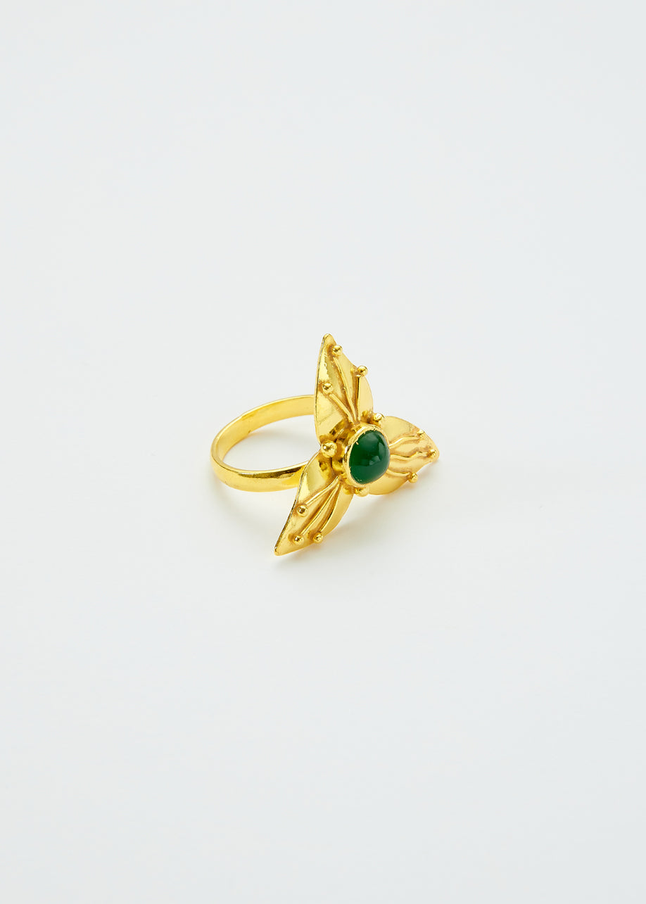 18kt Vermeil Asma Zendagi Ring