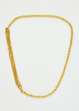 18kt Gold Vermeil PSTM Afghanistan Shukran Wrapped Double Chain Necklace