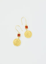 18kt Gold Vermeil Next Generation Mahdi Agate Earrings