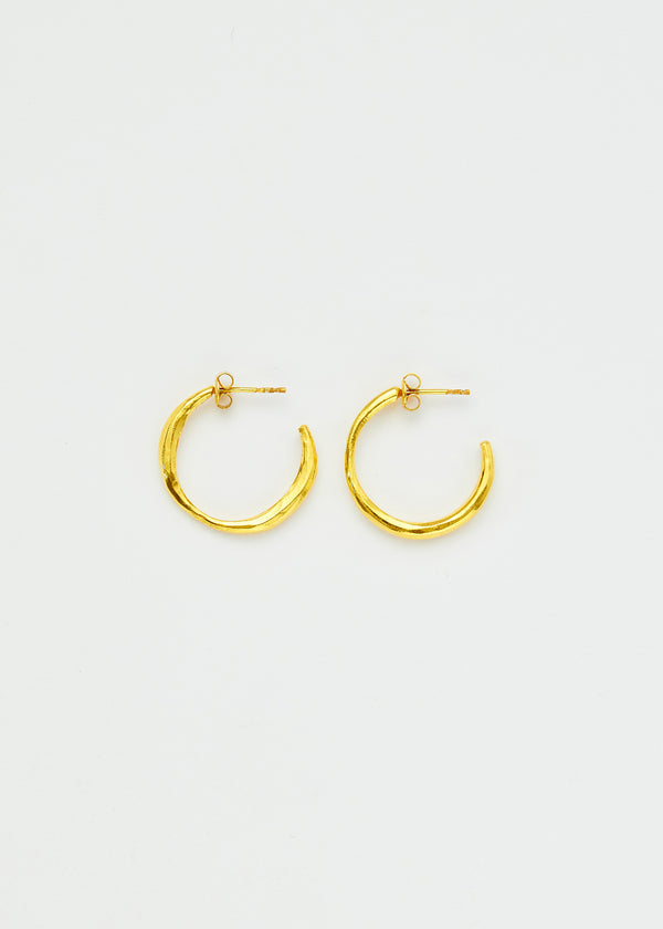 18kt Gold Vermeil PSTM Afghanistan Rabica Hoops