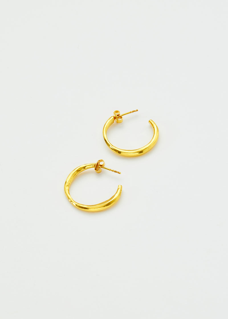 18kt Gold Vermeil PSTM Afghanistan Rabica Hoops