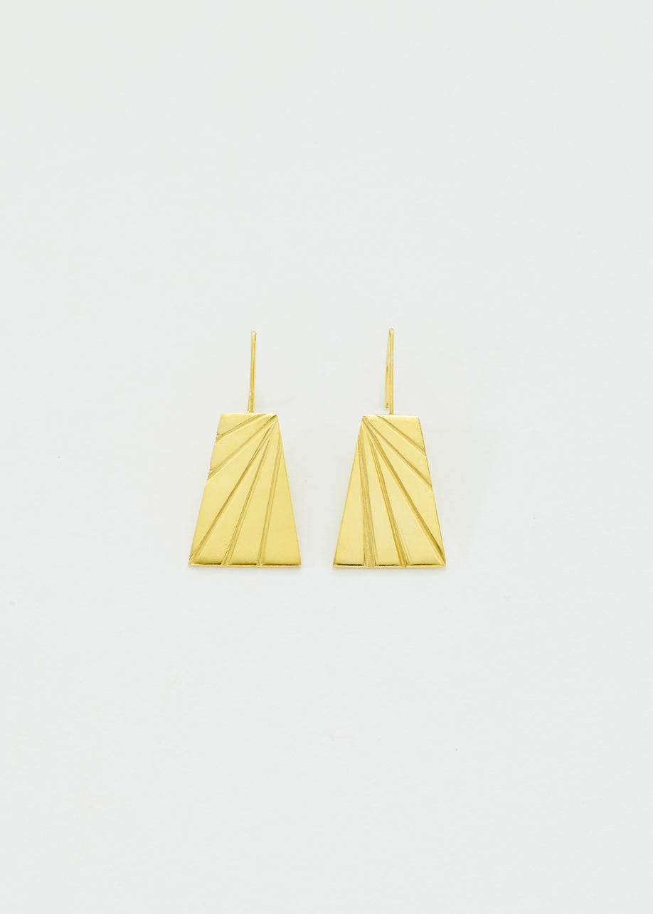18kt Vermeil Hamasa Earrings