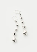 Sterling Silver PSTM Afghanistan Kushan Farhat Long Earrings