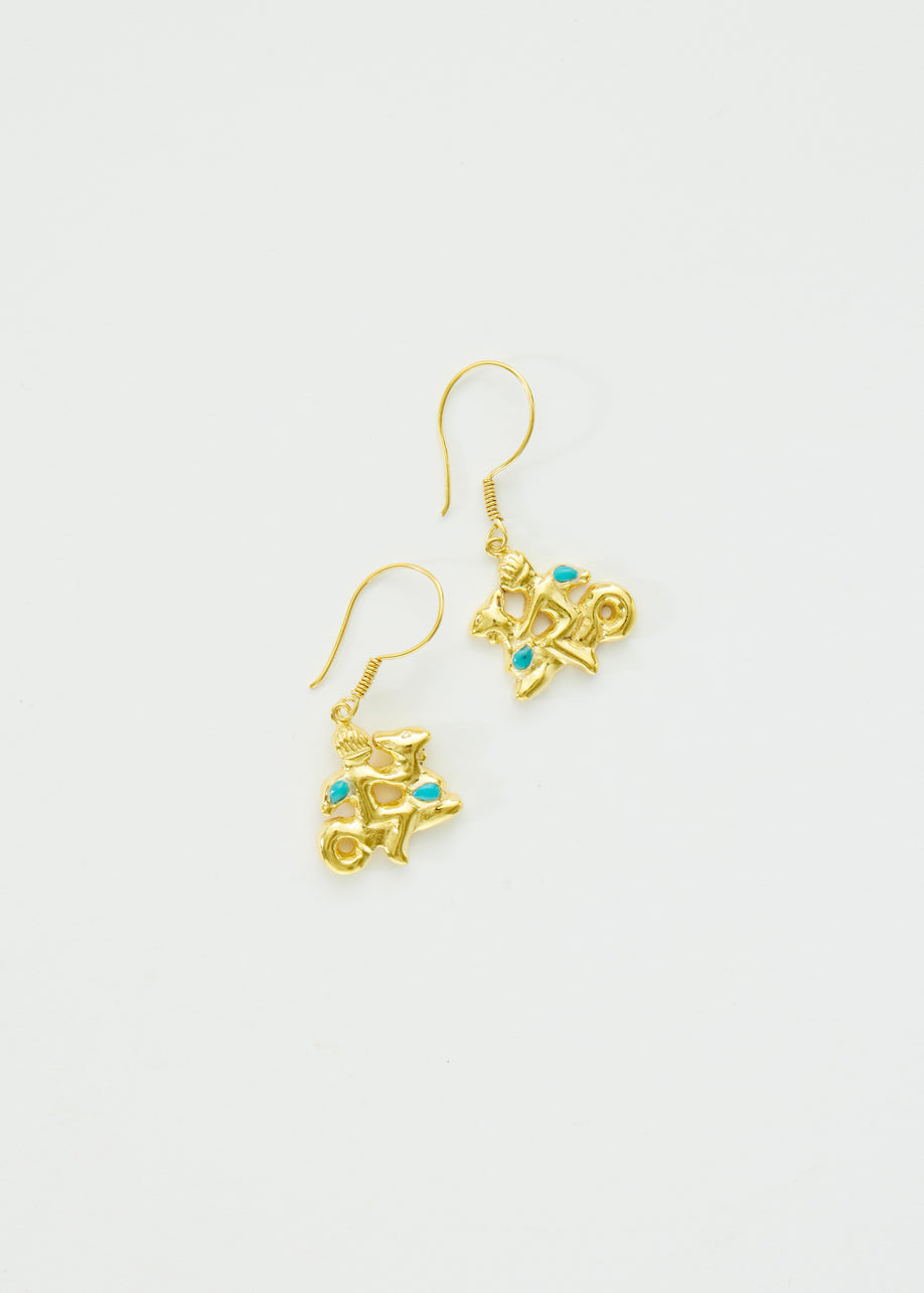 18kt Vermeil Belal Earrings