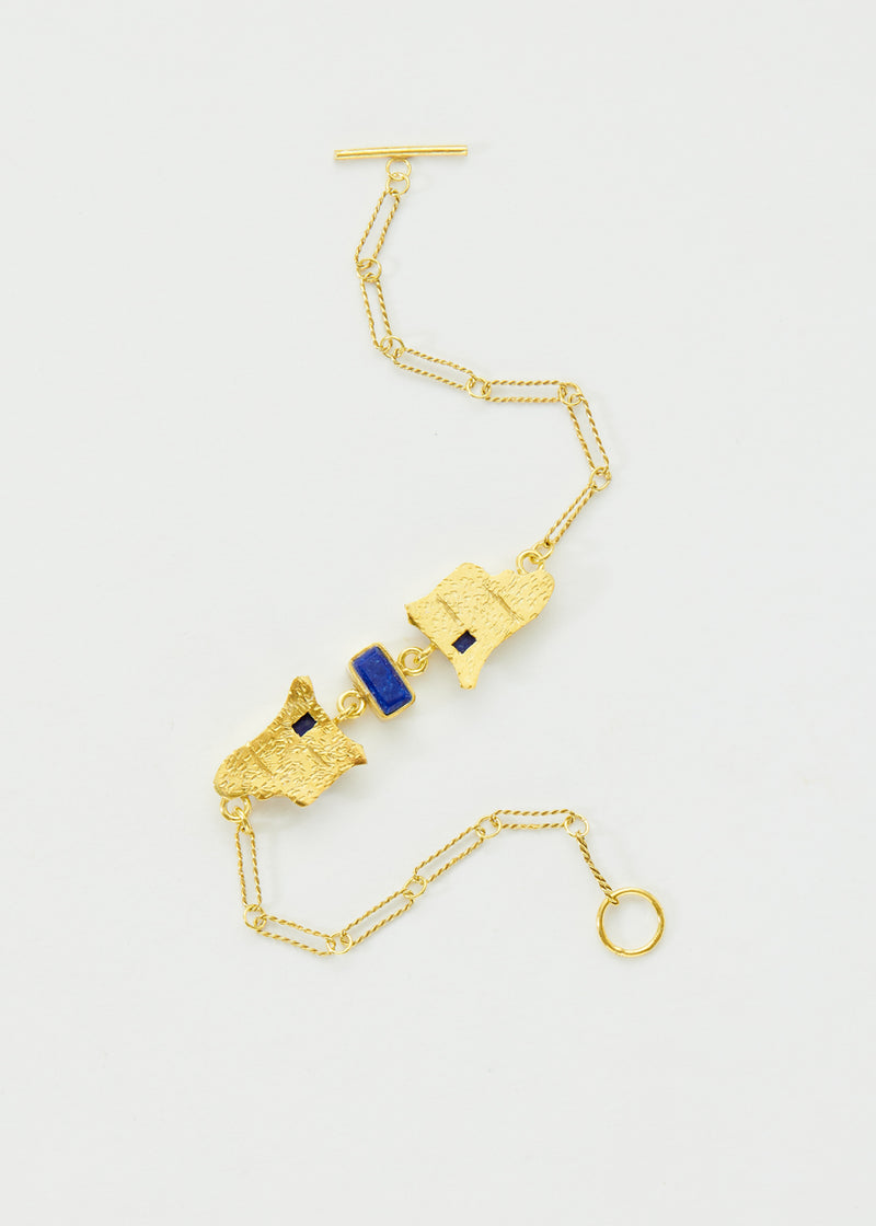 18kt Gold Vermeil Next Generation Lapis Hakemi Bracelet