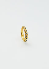 18kt Gold PSTM Myanmar Aurora Sapphire Spin Ring