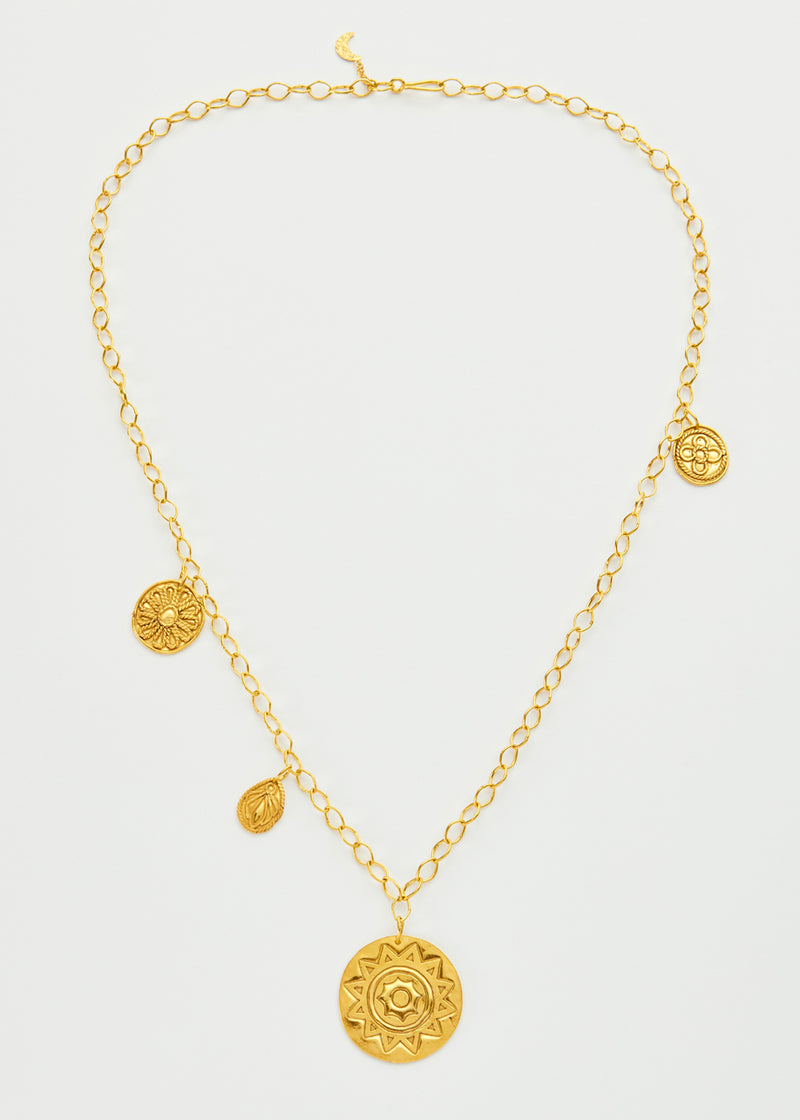 18kt Gold Vermeil PSTM Afghanistan Mehraan Long Necklace