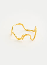 18kt Gold Vermeil Next Generation Roma Wavy Cuff