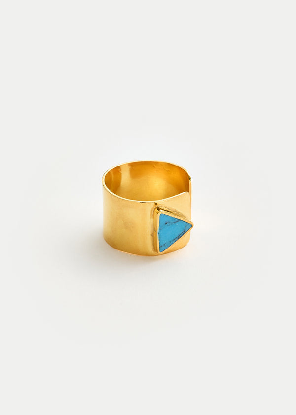 18kt Gold Vermeil Next Generation Turquoise Rawina Ring