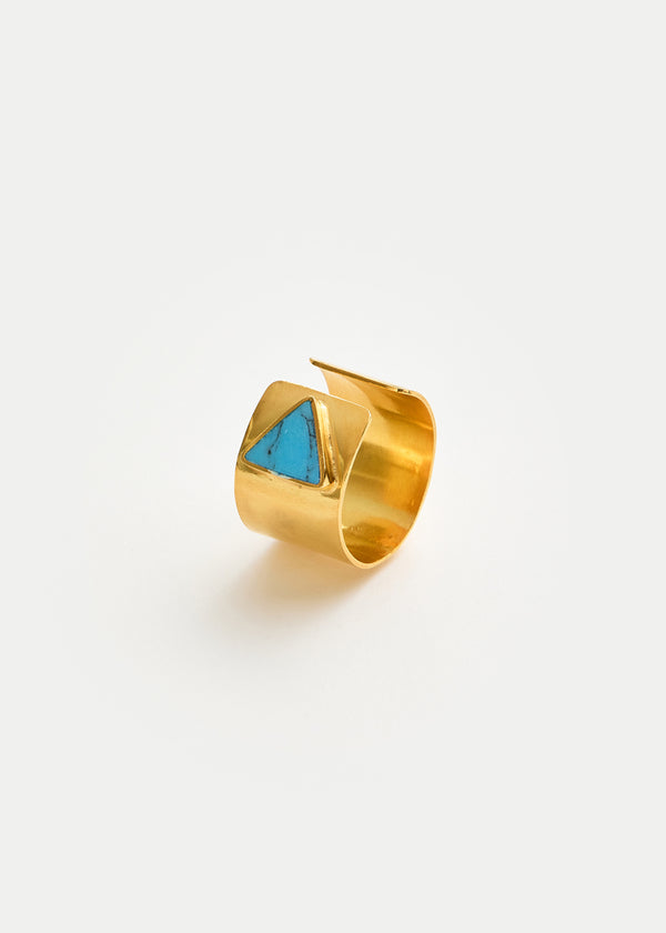 18kt Gold Vermeil Next Generation Turquoise Rawina Ring
