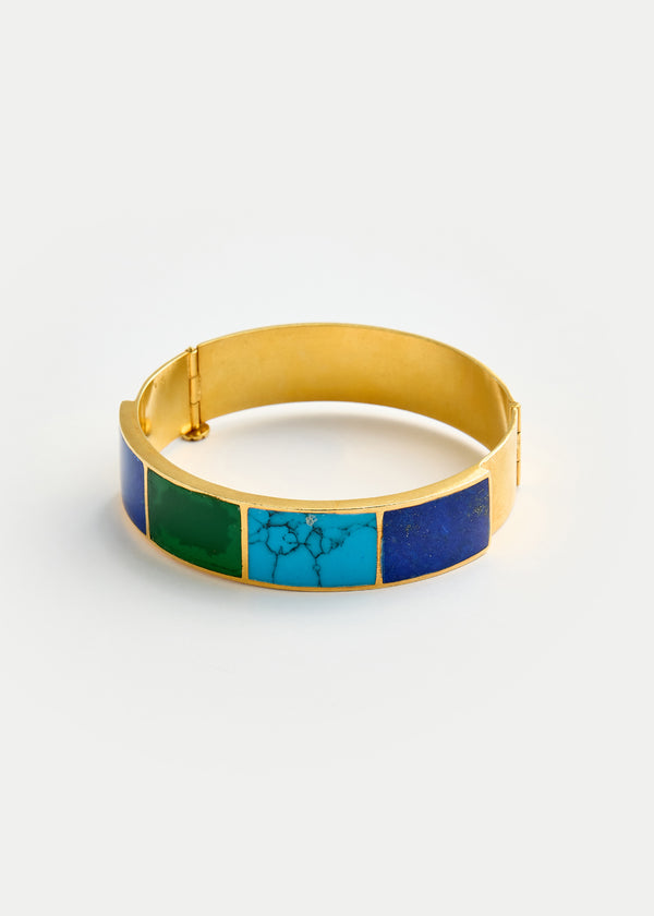 18kt Gold Vermeil PSTM Afghanistan Shadmehr Bangle 