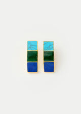 18kt Gold Vermeil PSTM Afghanistan Shadmehr Stud Earrings