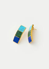 18kt Gold Vermeil PSTM Afghanistan Shadmehr Stud Earrings